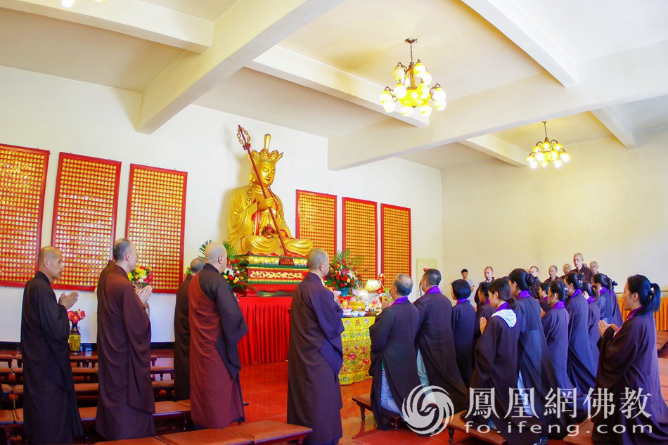 实拍山东博山正觉寺系列佛事恭迎地藏王菩萨圣诞