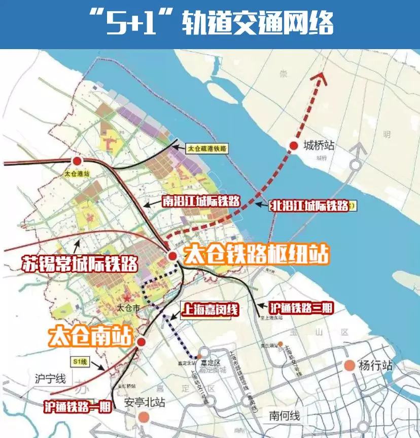 陷阱根据规划,沪通铁路一期将于明年6月正式开通,主要设有太仓港站