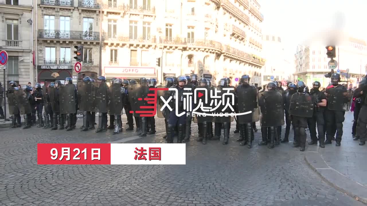第45轮游行活动！巴黎出动7000多名警察严阵以待黄背心