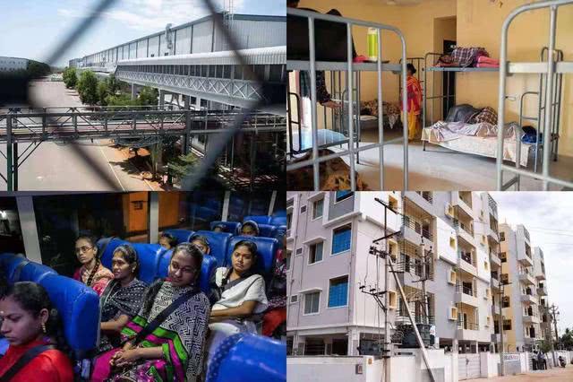 印度富士康的女工工厂:八小时轮班 月薪仅为中国工厂的三分之一