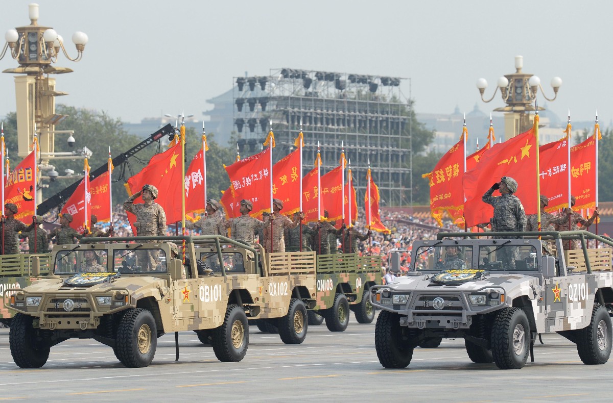 100面受阅战旗20面备份旗帜正式入藏军博