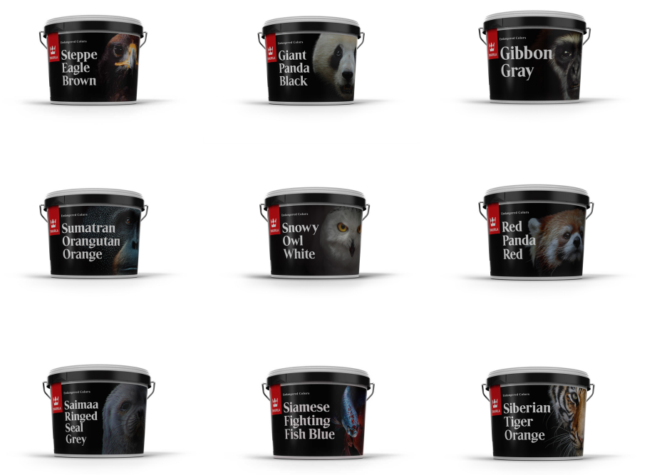 orange(西伯利亚虎橙),snowy owl white(雪鸮白),saimaa ringed seal