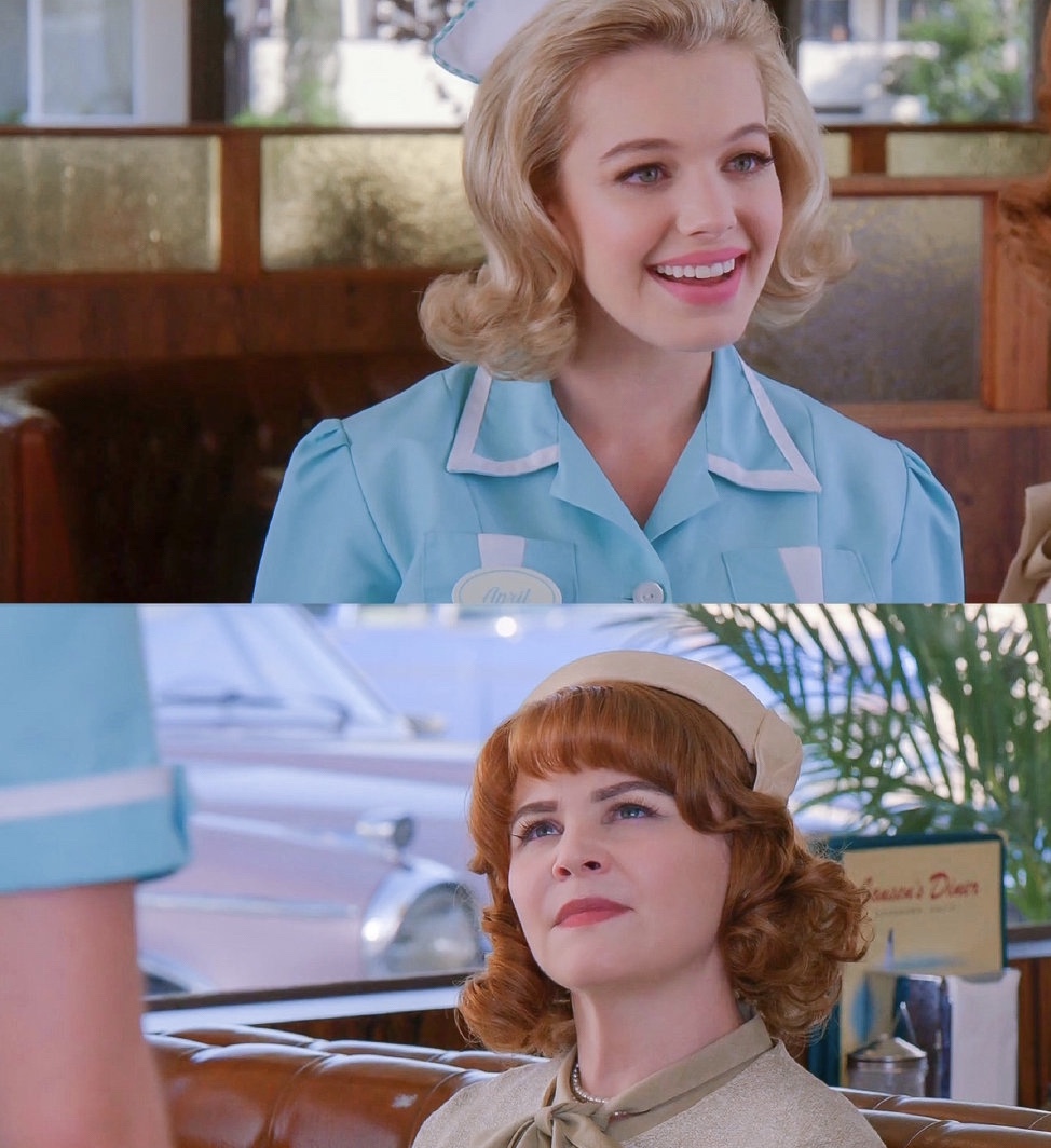 比起致命女人的剧情小可爱bethann的复古妆容更亮眼