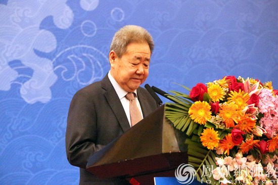 全国政协民宗委副主任齐同生出席活动并致辞（图片来源：凤凰网佛教 摄影：李保华）