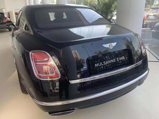 19款宾利慕尚加长金人头标展翅欲飞直售