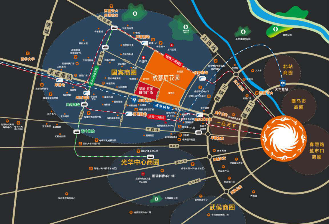 常住人口超60万人;此外,郫都区已布局千亿级产业集群,郫都智慧科技园