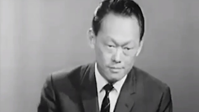李光耀1967年谈中国崛起:中国变繁荣 新加坡将