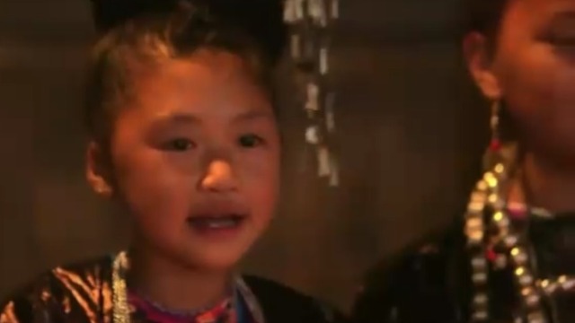 春耕终于结束 侗族女孩第一次正式在大人歌队面前演唱