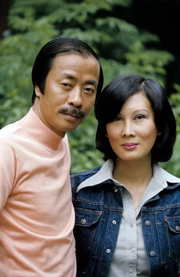 越南前副总统阮高祺及其时任妻子滕雪梅在美国