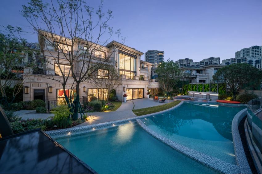 约克郡庄园独栋 | 独与一城共湖山,香港置地城市战略级庄园独栋作品