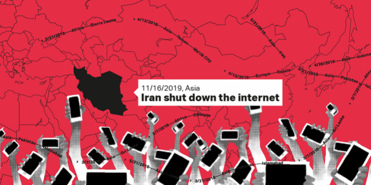 伊朗断网民众一夜回到20年前：网上交易变双脚跋涉