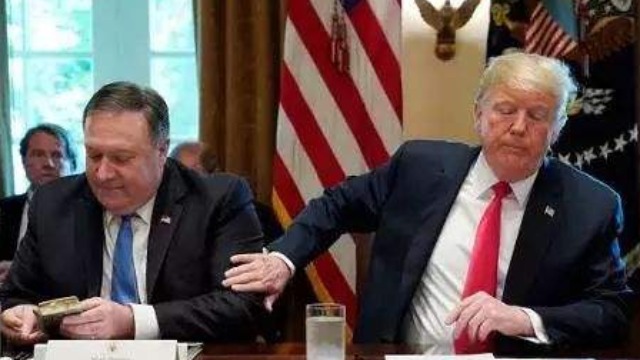 弹劾调查步步紧逼 特朗普与蓬佩奥关系身陷泥潭