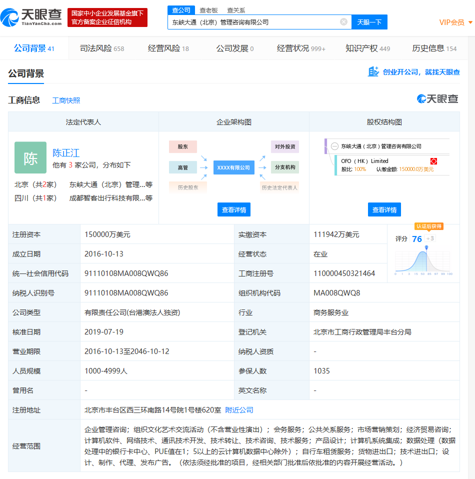 [凤凰网科技]消息称ofo年底裁员超50% 或压缩成本再搬家 曾44次成“老赖”