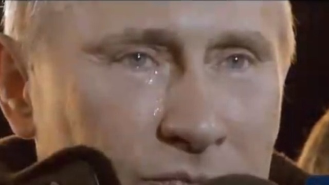 回顾历史：普京赢得2012总统大选 激动地流下眼泪