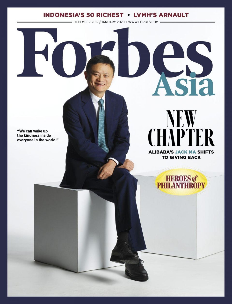 [凤凰网科技]20年后马云再登《福布斯》封面揭秘名下公益基金的背后
