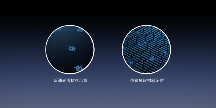 「IT之家」“老人与海”黑科技，罗永浩发布Sharklet鲨纹材料：能够抑菌