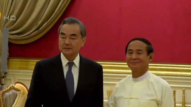 中缅建交70周年在即 王毅访缅甸会见国家领导人