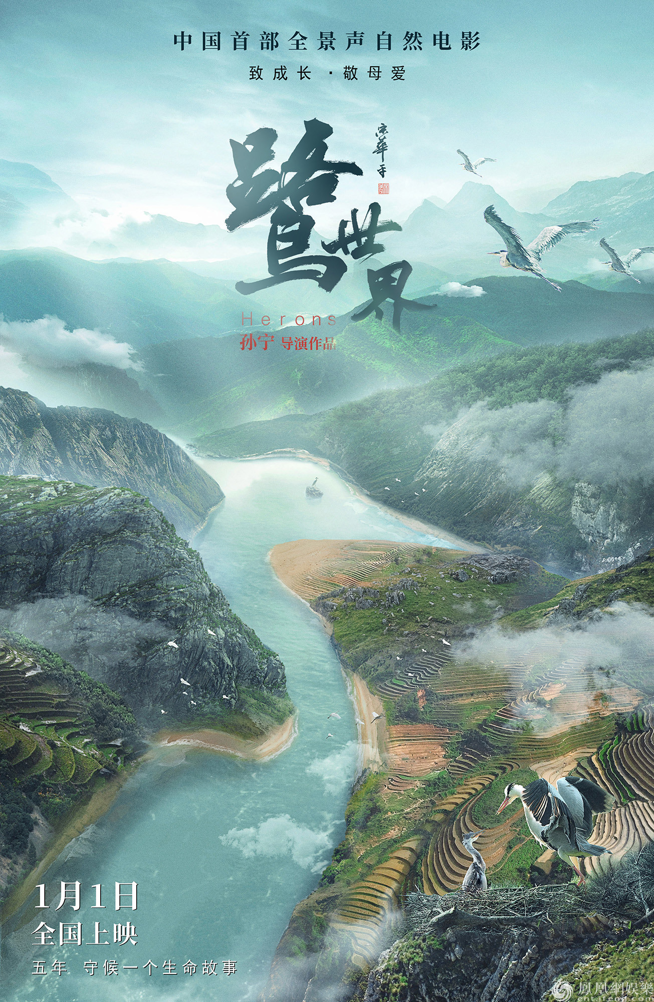 《鹭世界》郑州首映发山河版海报 五年守候值得期待