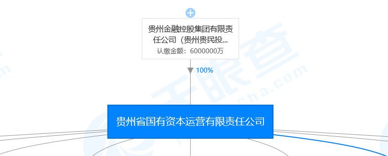 贵州省国有资本运营为贵州金融控股集团有限责任公司(贵州金控集团)