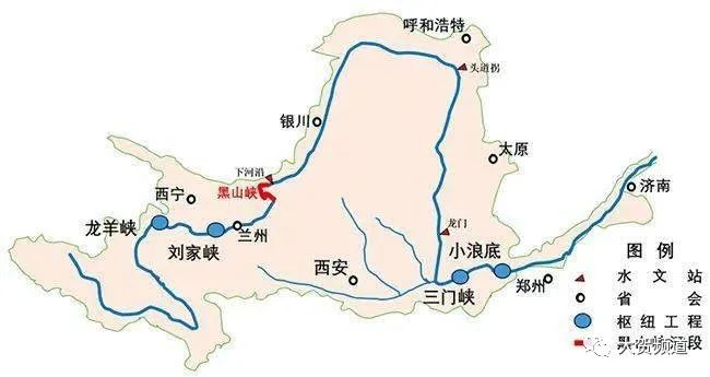 黑山峡水库位置示意图