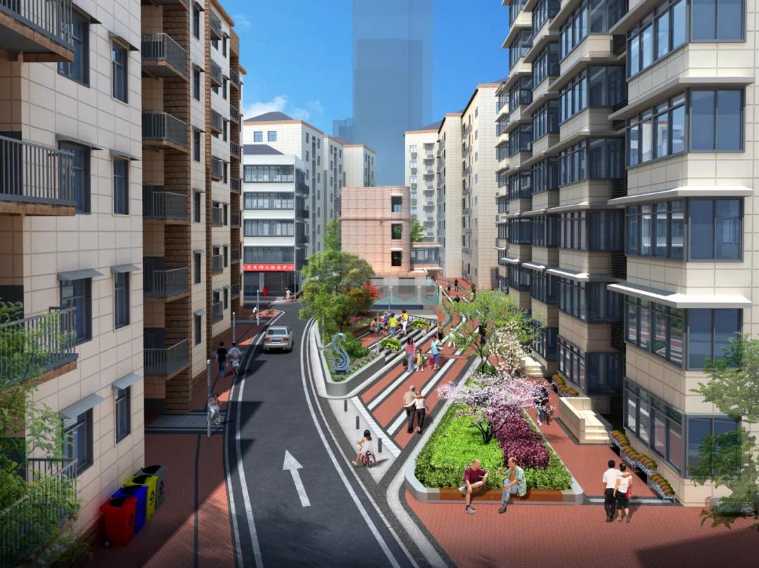 图17 荣东社区景观改造对比示意图