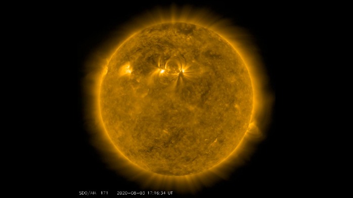 太空所见的太阳：NASA卫星拍到美丽的太阳表面，相当清晰！