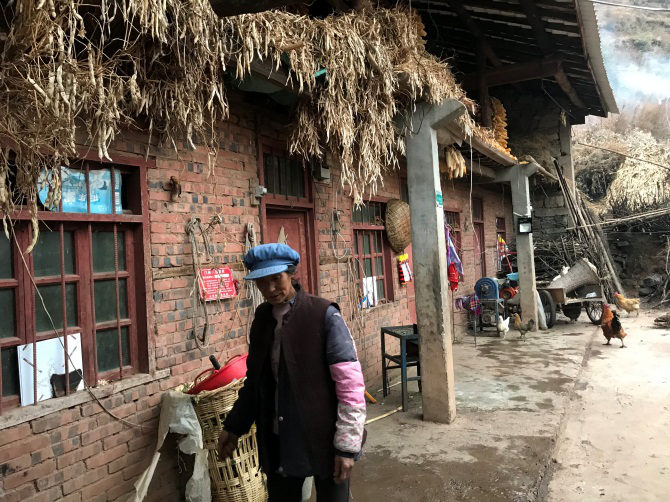 图片拍摄于2020年12月30日，新发村经济文化发展仍然滞后。