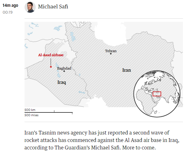 伊朗空袭的美驻伊拉克军事基地，特朗普去过