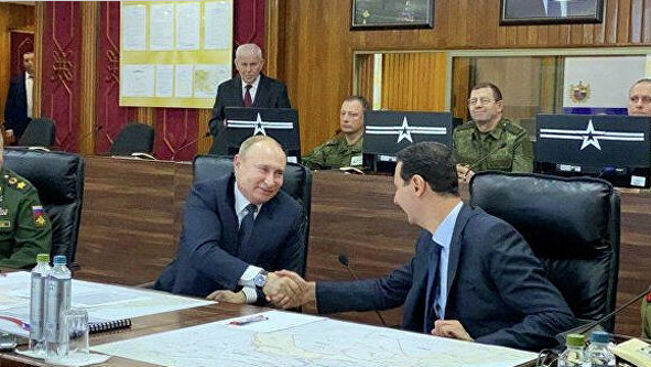 普京突然到访 叙利亚总统热情地说了句俄语
