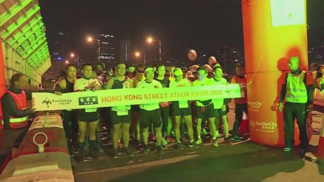 香港街马慈善马拉松于今日举行 参与市民超万人
