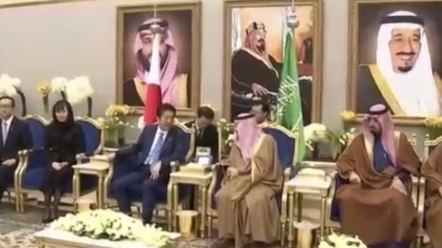 安倍晋三访问沙特 将分别会见国王及王储