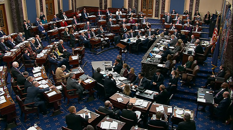民主党人要求传唤白宫官员作证 遭参议院投票否决