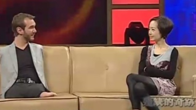 尼克胡哲做客鲁豫有约 坦言：水曾经是我最害怕的东西