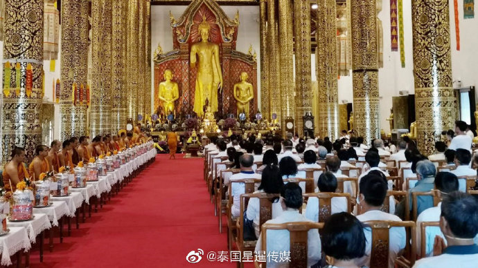 泰国高僧清迈云集 举行盛大法会为中国人民祈福