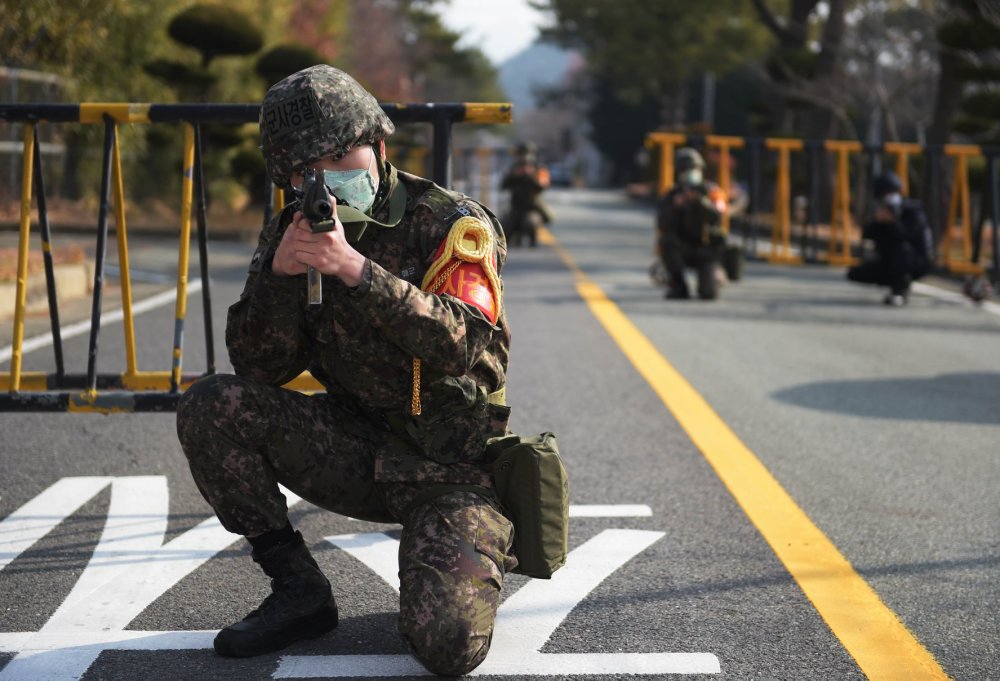韩国保安部队图片