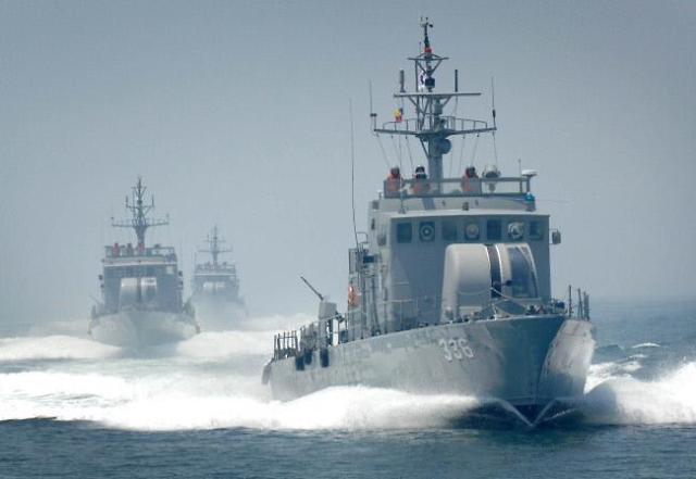 韩国海军快艇发生手榴弹爆炸事故 6人受伤