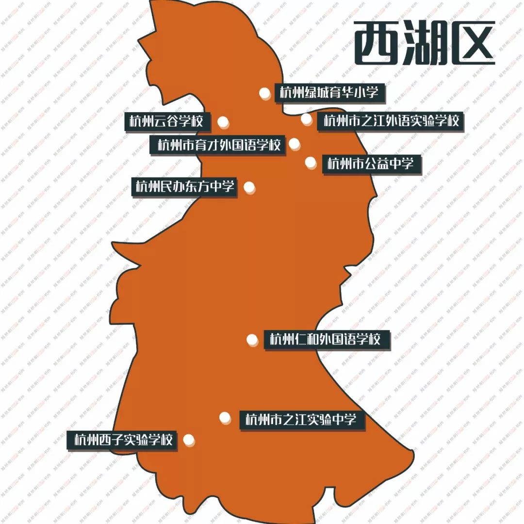 杭州市區民辦學校分佈不均,像拱墅區,西湖區,餘杭區,民辦教育資源很