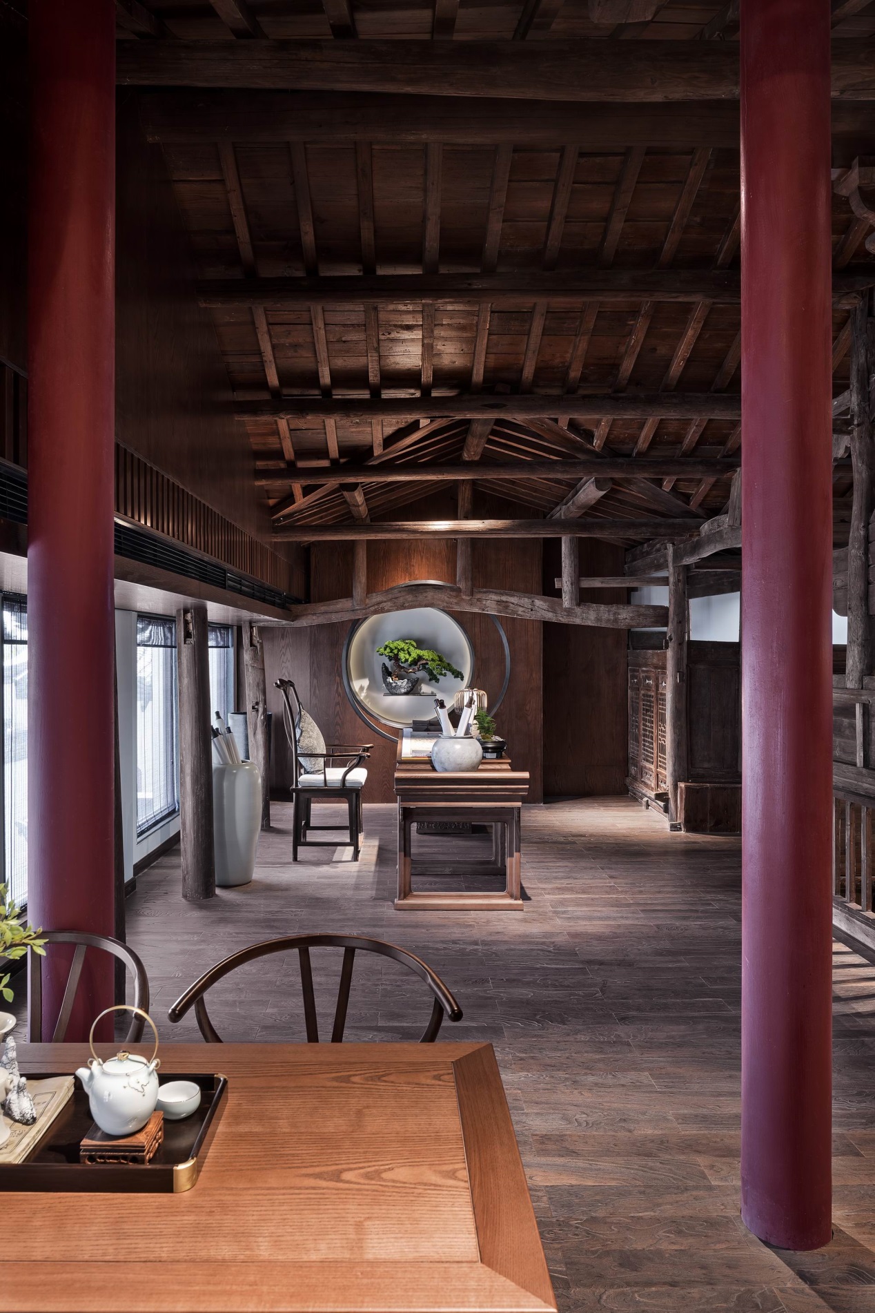 大都荟软装设计 | 惠州中海汤泉会所:徽式古宅南下演绎新生