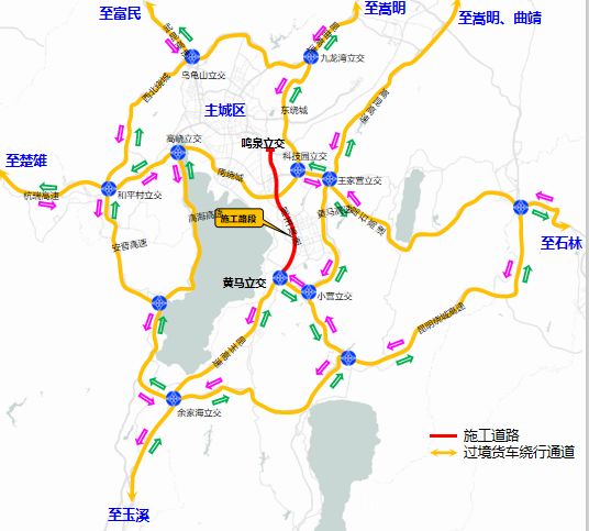 3月20日晚10点,昆玉高速改造正式动工!-玉溪楼盘网
