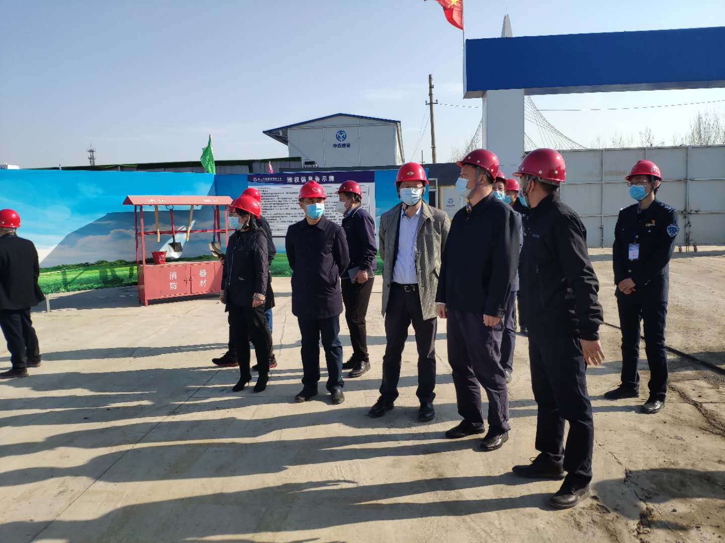 天津市宁河区区委副书记区长张伟一行莅临吾悦广场指导工作