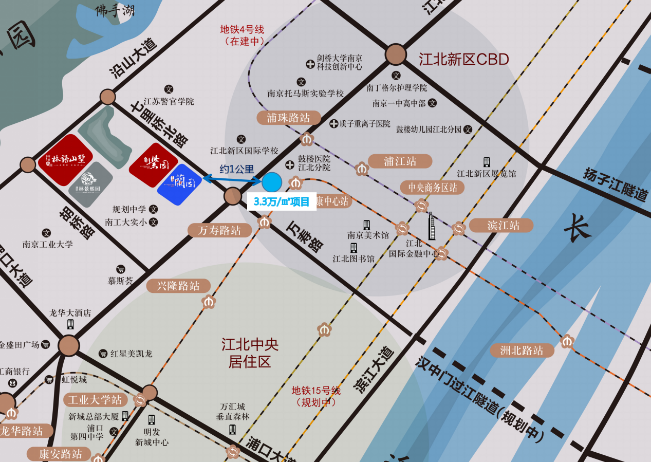 林景兰园:性价比太高!27000元/㎡起买到江北核心低密小高层