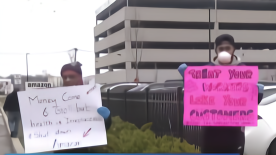 多次罢工后，亚马逊开始给员工发口罩测体温