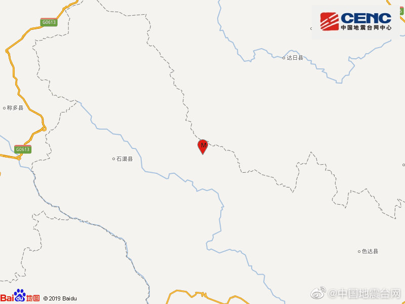 四川甘孜州石渠县附近发生5.6级地震