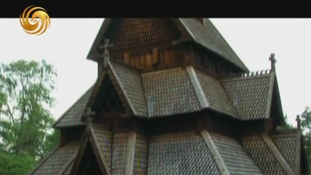 中世纪的挪威大多都是木房子 因此带来别样的建筑魅力