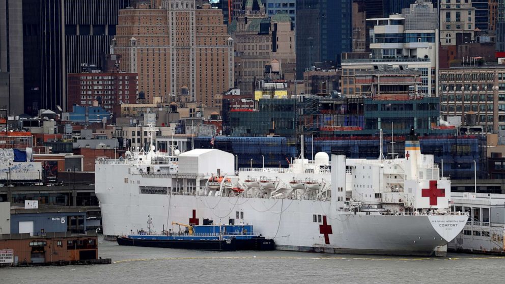 美海军“安慰”号医疗船一名船员确诊 未曾接触船上患者