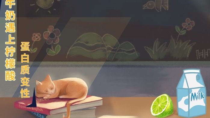 趣味实验：当牛奶遇上柠檬酸会发生什么？