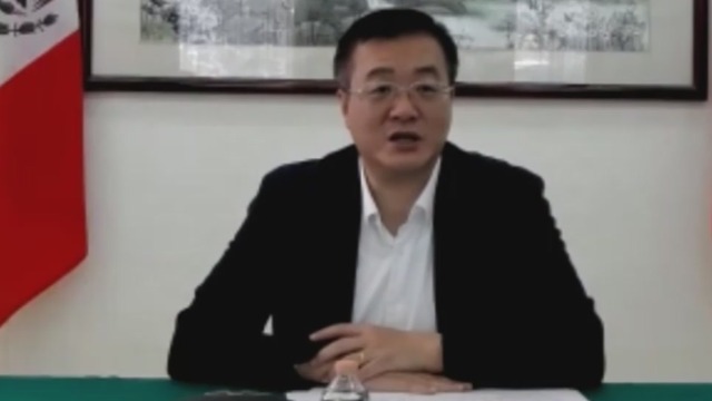中国驻墨西哥大使馆举行视频会议 关心侨胞及留学生抗疫
