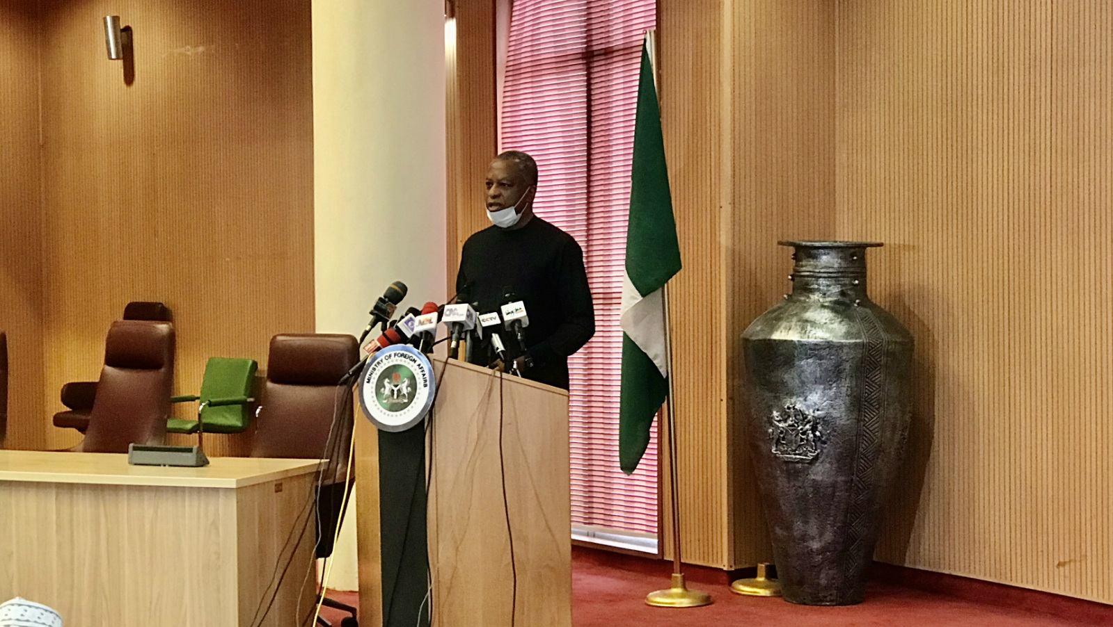 尼日利亚外长：尼国内误以为尼日利亚人在广州被区别对待