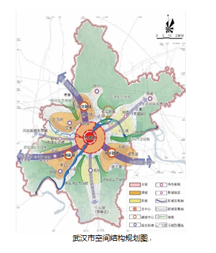 武汉都市圈多中心区域空间现状及未来趋势
