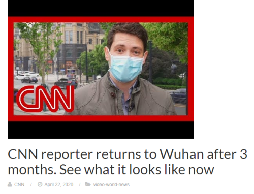 CNN记者重访武汉，美国网友炸锅